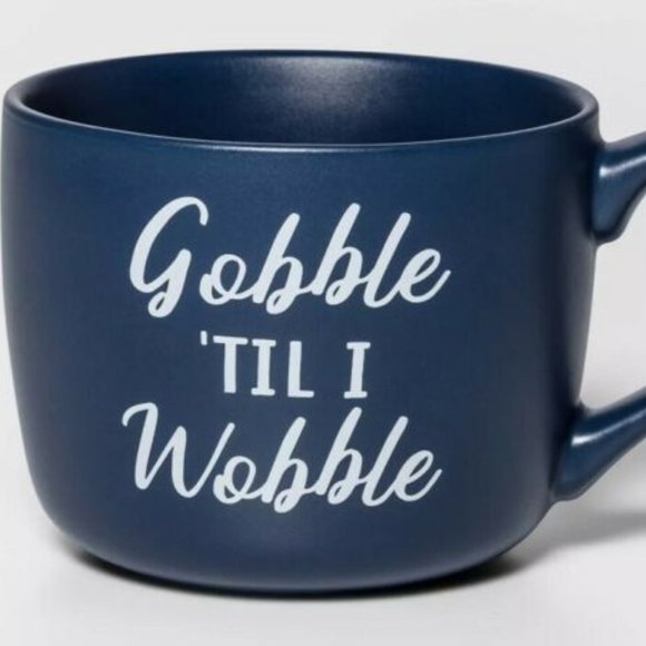 5/$25 NWT Threshold Gobble Til I Wobble Mug